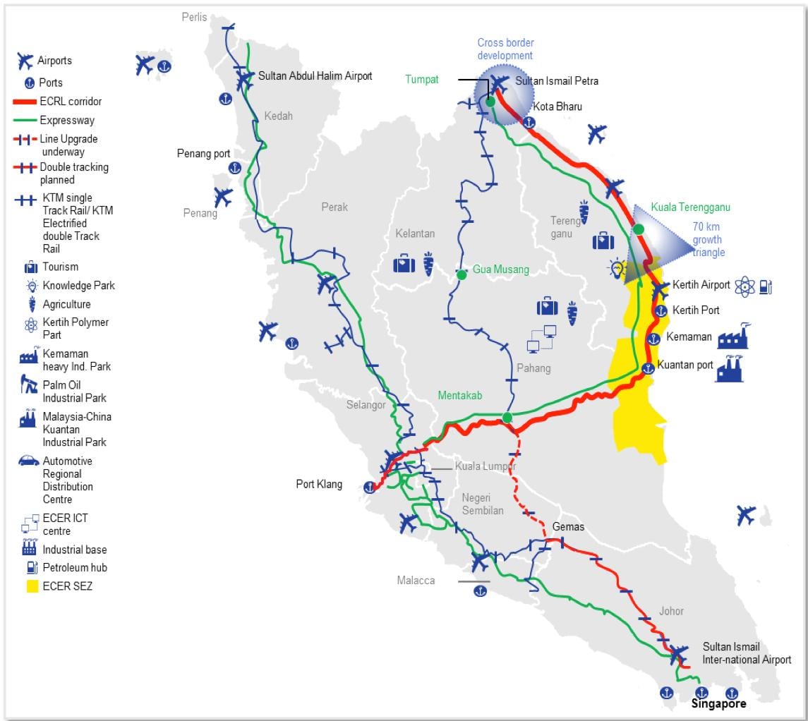kartta east coast malesia
