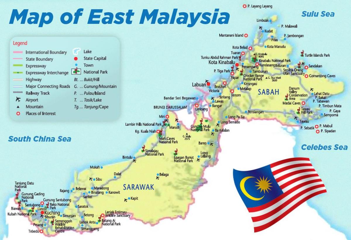 kartta itä-malesia