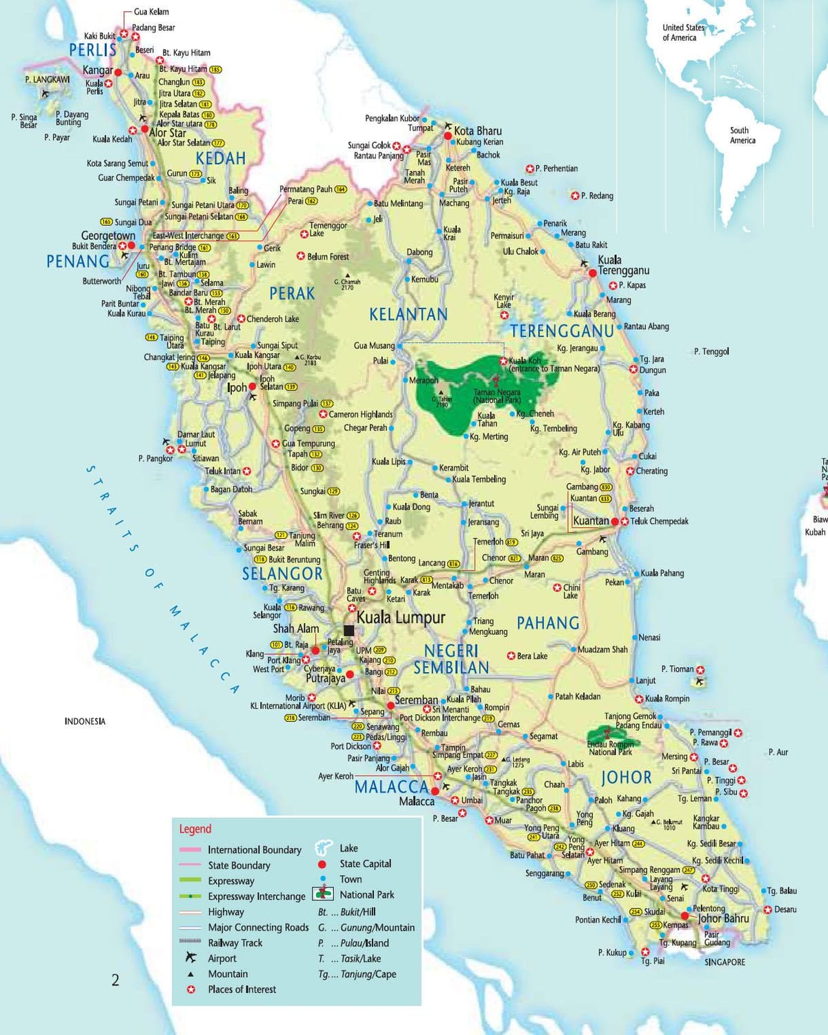 kartta kartta ajo malesiassa