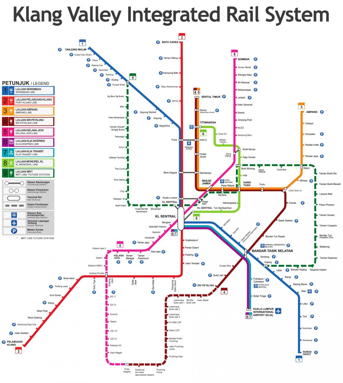 lrt-line kartta malesia