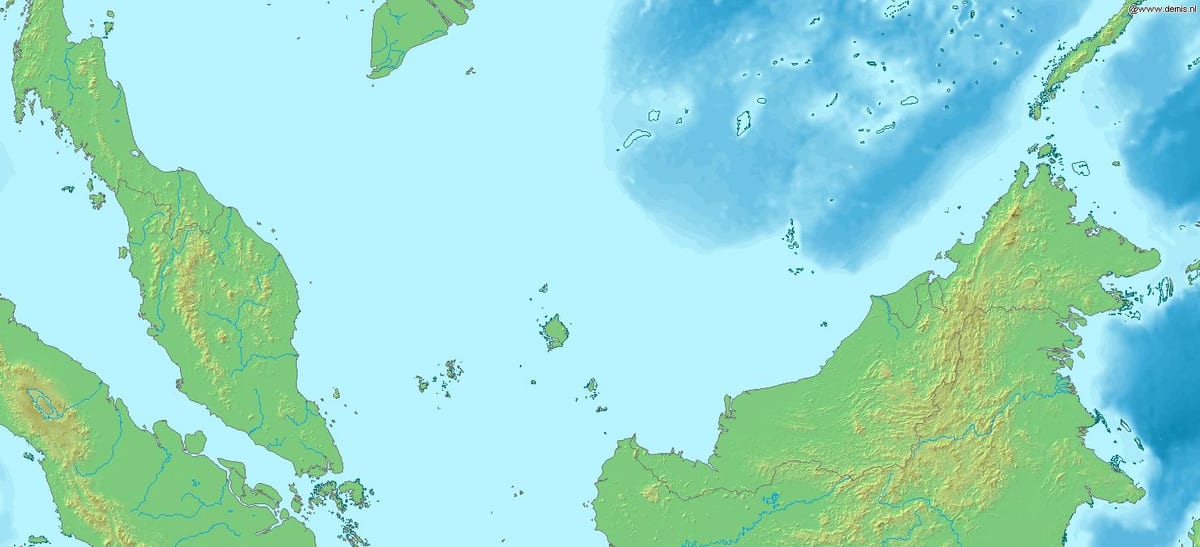 kartta malesia 3d