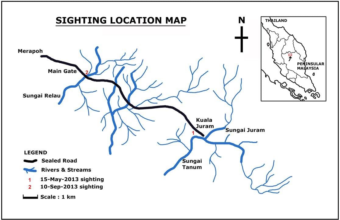 kartta malesia river