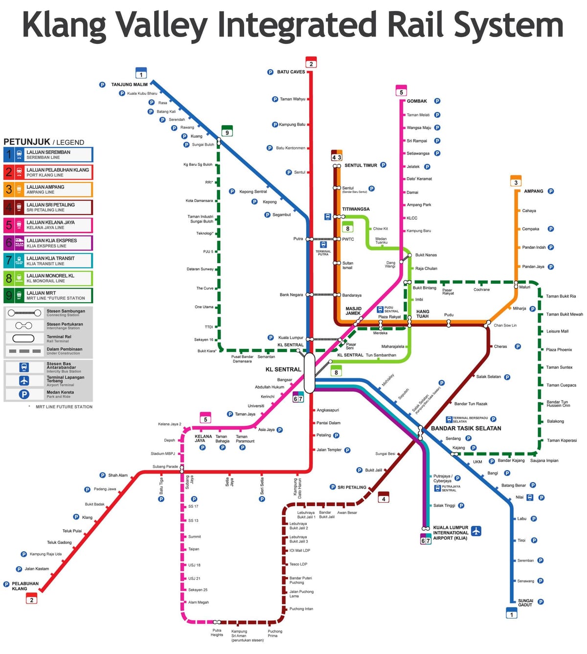 kauttakulku kartta malesia
