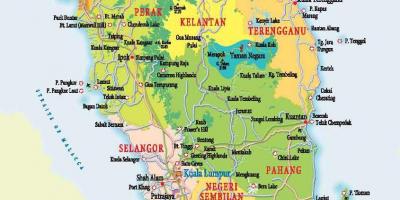 Kartta länsi-malesia