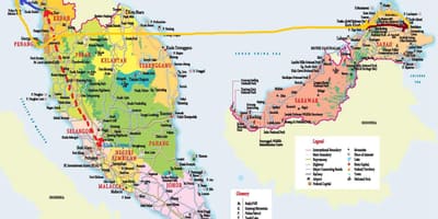 Kartta malesia linja