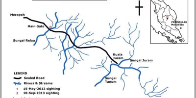 Kartta malesia river