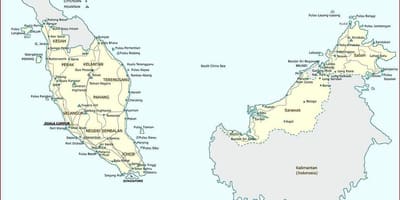 Malesia kartta app