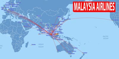 Kartta malesia reitti