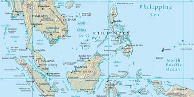 Kartta malesia aasiassa