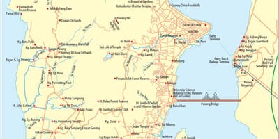 Kartta pulau pinang malesia